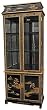 Best Price High End Fine Quality - 73" Ming Design Lacquered Oriental Curio Cabinet ( Black )