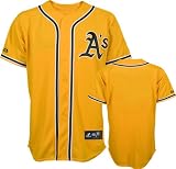 Oakland Athletics Majestic 2011 Alternate Gold Replica MLB Jersey