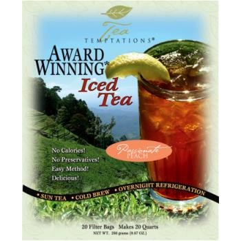 Passionate Peach Iced Tea by Empire Tea services
