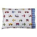 Olive Kids Trains Planes and Trucks Pillowcase