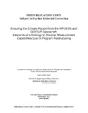 Ensuring the Climate Record from the NPOESS and GOES-R Spacecraft: Elements of a Strategy to Recover Measurement Capabilities Lost in Program Restructuring