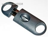 Wolf Brand V Cut Cigar Cutter - Grey