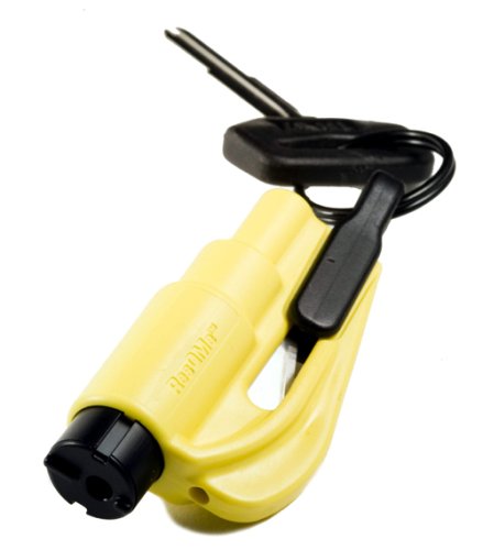 ResQMe, The Keychain Version of the Original LifeHammer (Yellow)
