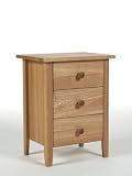Kendal 3 drawer bedside cabinet