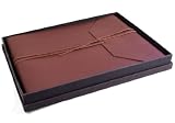 Indra Handmade Brown Leather Photo Album With Box Classic Style Pages 35cm X 28cm