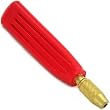 Red File Rasp Handle Jewelers Bead Reamer Tool 4.5"
