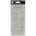 Fiskars Simple Thoughts Clear Epoxy Quote Stickers, A Dog's Life