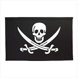 Jolly Roger Pirate Decor Wall Flag Banner Polyester