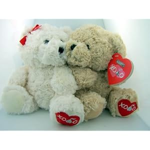 Plush Hershey Kisses Kissing Bears Valentines Day Gift 10