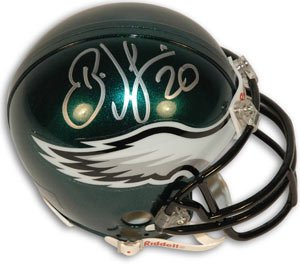 Brian Dawkins Signed Philadelphia Eagles Replica Mini Helmet