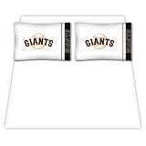 MLB San Francisco Giants Queen Size Microfiber Sheet Set