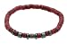Mens Womens Surf Surfer Style Coco Wood Bead & Hematite Bracelet - D