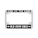 Old Guys Rule King Of The Road License Plate Frame