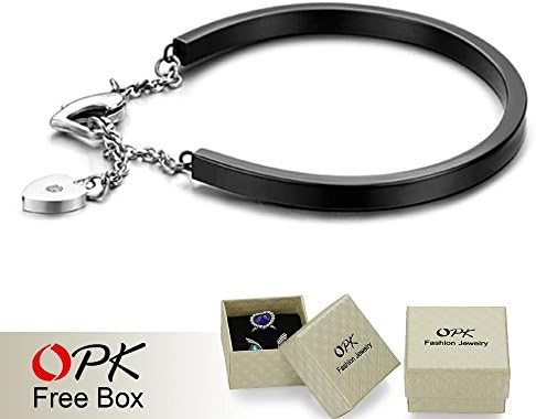 Ayyara Gem fibromyalgia bracelet South Korea new jewelry creative love women titanium steel bracelet GH810 black