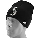 New Era Seattle Mariners Black Big One Knit Beanie