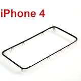 Black Front Bezel Frame Cover for iPhone 4 4G digitizer