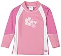 Baby Banz Long Sleeve Rash Shirt, Pink/White, Size 4