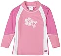 Baby Banz Long Sleeve Rash Shirt, Pink/White