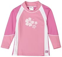 Baby Banz Long Sleeve Rash Shirt, Pink/White