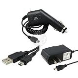 Car+AC Charger + USB For Garmin Nuvi 205W 260W 265T 1350T