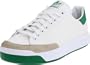 adidas Originals Men's Rod Laver Tennis Shoe,Running White/Green, 11.5 M