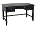 Black Compact Executive Desk