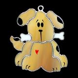 SWITCHABLES STAINED GLASS NIGHT LIGHT COVER - DOG - SW005
