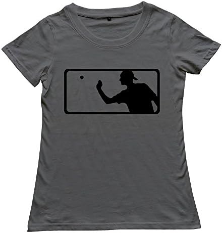 StaBe Women Major League Beer Pong T-Shirt 100% Cotton Quotes DeepHeather