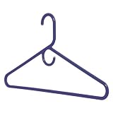 Plastic Hangers - Set of 20 - Navy Blue
