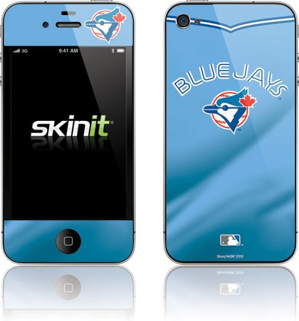 Skinit Toronto Blue Jays Alternate/Away Jersey Vinyl Skin for Apple iPhone 4 / 4S