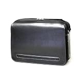 Business Executive Polyester/Faux Leather Flap Messenger Bag