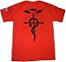 Fullmetal Alchemist: FMA Logo Red T-Shirt (Adult Men XXL)