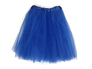 Rush Dance Women's Costume Ballet Warrior Dash Run Tutu (Adult, Royal Blue)