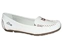 s.Oliver Weißer Mokkassin Damenschuhe Markenschuhe Slipper Schuhe - weiss