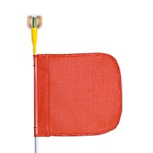 Flagstaff G5 Safety Flag with Flashing Light, Threaded Hex Base