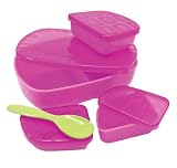 Sassy On the Go Feeding Set, Pink