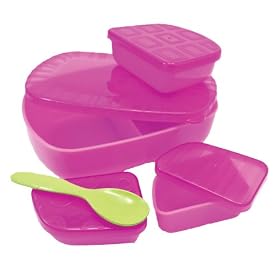 Sassy On the Go Feeding Set, Pink: Baby