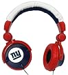 iHip NFH22NYG NFL New York Giants DJ Style Headphones, Blue/Red/White