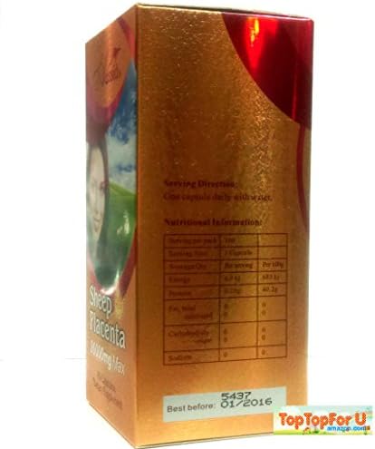 Made In Australia Aussia Sheep Placenta 30000mg 60 Caps Soft Capsules Quality Assurance