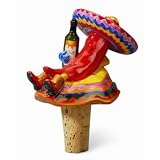 Mexican Red Hot Chili Pepper Wine Cork Bottle Top