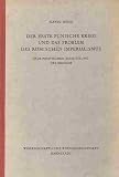 Produkt-Bild: Der erste Punische Krieg und das Problem des r&ouml;mischen Imperialismus
