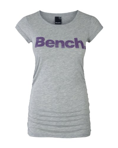 Bench Damen T-Shirt Deck Star, medium grey marl, XL, BLGA1766_GY080X-PU119 Preisvergleich