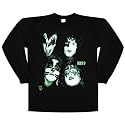Kiss - Glow Faces - Long Sleeve T-Shirt