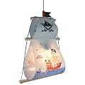 Niermann Standby 187 Pendelleuchte Capt'n Sharky, ca. 33 x 45 cm, 1 x E27 - max. 60 Watt, inklusiv Leuchtmittel, Made in Germany