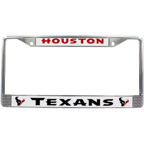 Rico Houston Texans Chrome License Plate Frame