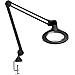 Luxo KFM LED-ESD Magnifier-45in Arm-5.0D 2.25x-Clamp-Grey