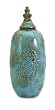 17.5" Turquoise Antique Style Large Ceramic Jar