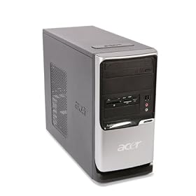 Acer Aspire T660 Desktop Unit (Intel Celeron 352D, 512MB RAM, 80GB HDD, Windows Vista Home Basic)
