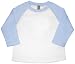 Toddler Blue/White Long Sleeve Raglan 12-24M