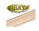 Handcarved Grape Molding Oak 8'